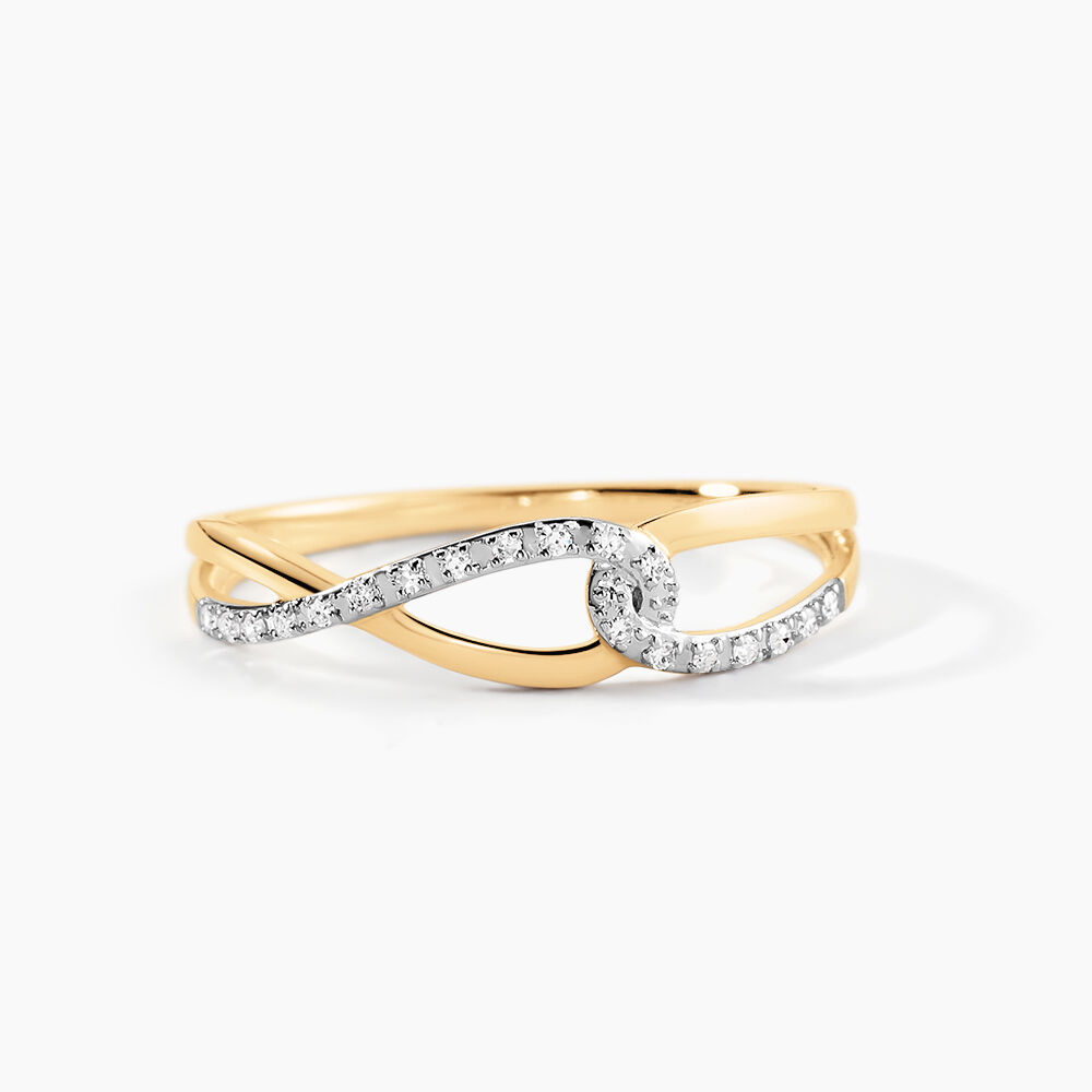 Bague Osanna Or Jaune Diamants - Bagues pierres précieuses Femme | Marc Orian
