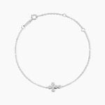 Bracelet Priscus Argent Blanc Oxyde De Zirconium - Bracelets fantaisie Femme | Marc Orian