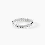 Alliance Dentelle 2 Rangs Diamantee Or Blanc - Alliances duo Unisex | Marc Orian