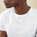 Collier Vivian Argent Blanc - Colliers fantaisie Homme | Marc Orian
