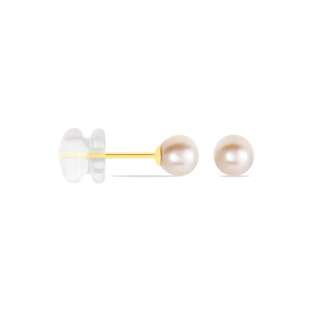 Boucles D'oreilles Suki Or Jaune Perle De Culture - Boucles d'oreilles mariage Femme | Marc Orian