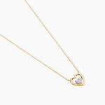 Collier Or Jaune Lenaick Oxyde De Zirconium - Colliers avec pierres Femme | Marc Orian