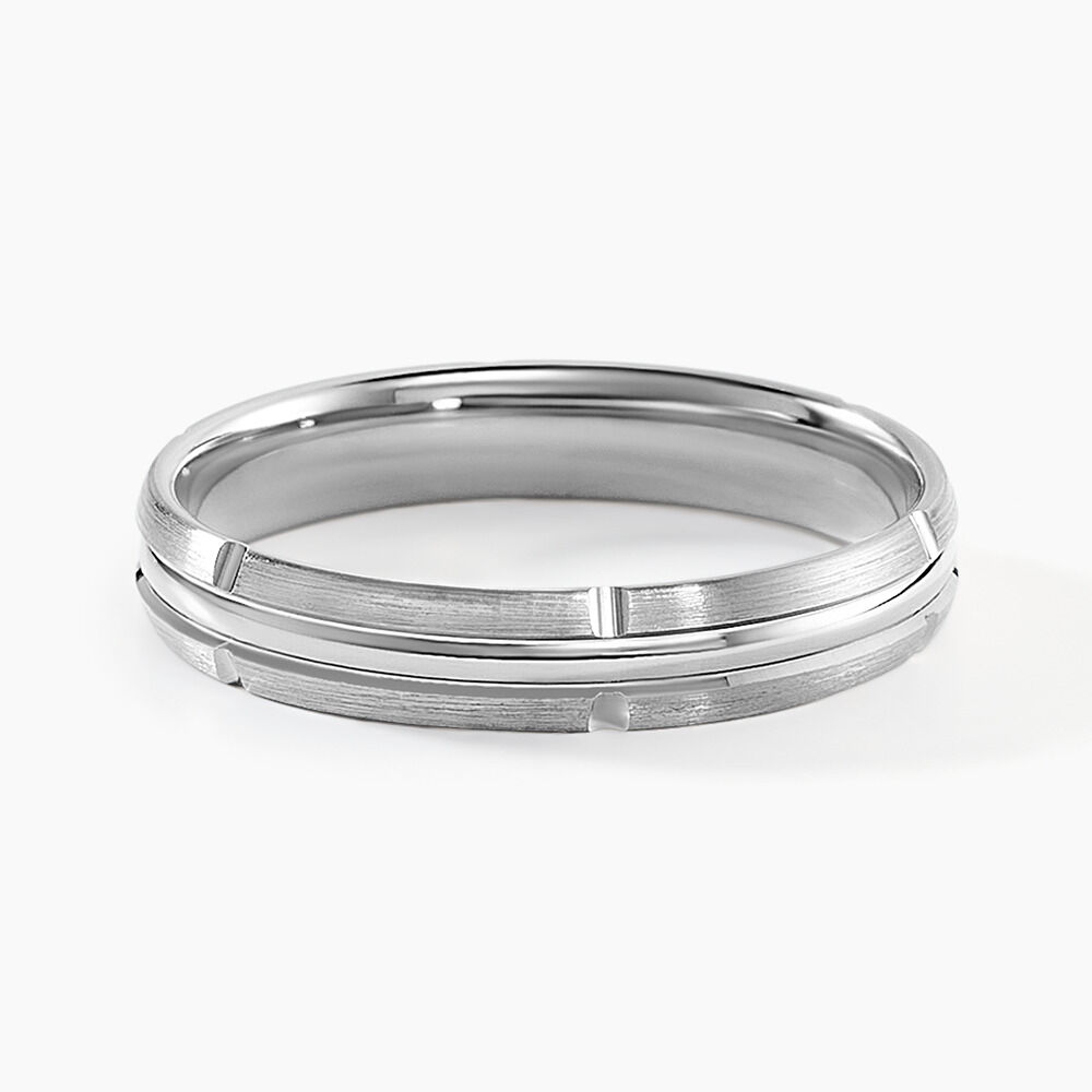 Alliance Alontio Palladium Blanc - Alliances duo Unisex | Marc Orian