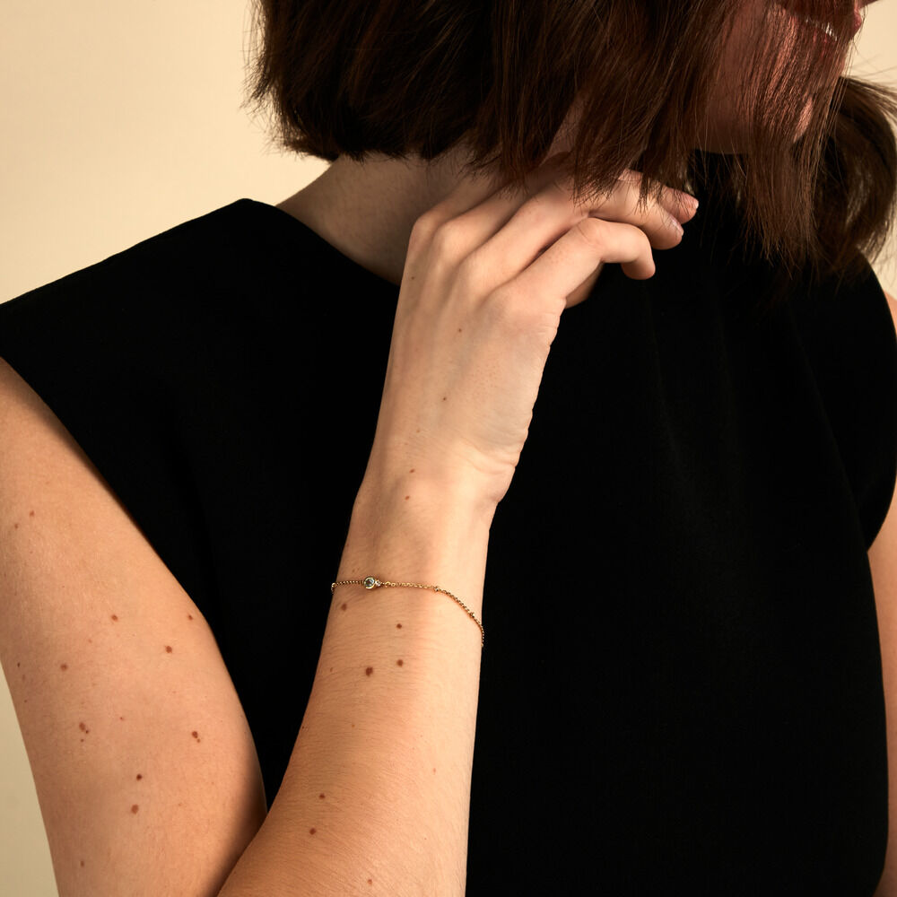 Bracelet Poem Argent Jaune Topaze Oxyde De Zirconium - Bracelets fantaisie Femme | Marc Orian