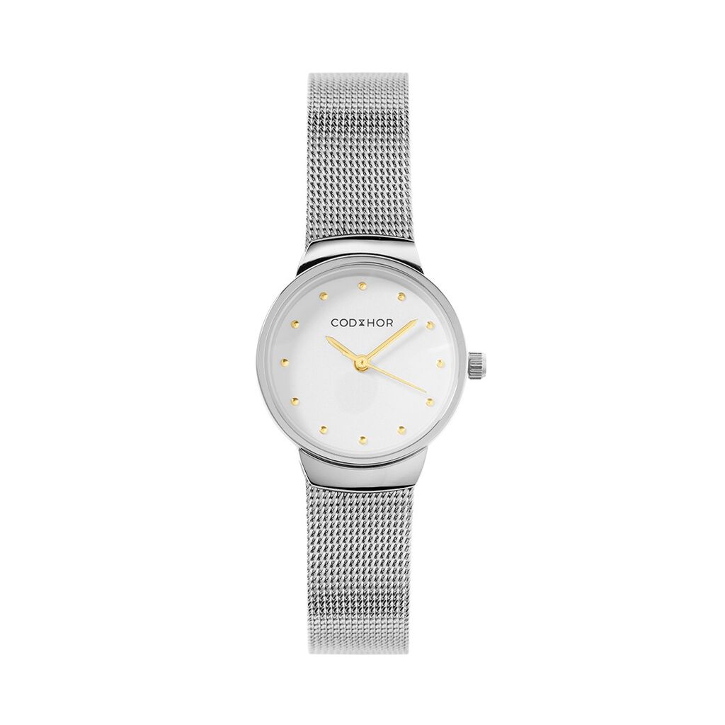 Montre Codhor Fleur Blanc - Montres classiques Femme | Marc Orian