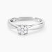 Bague Solitaire Artemis Or Blanc Diamant - Parures de mariage Femme | Marc Orian