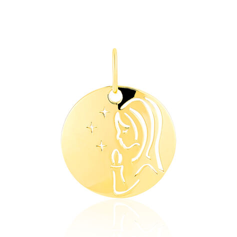 Pendentif Vierge Rond Or Jaune - Pendentifs Enfant | Marc Orian