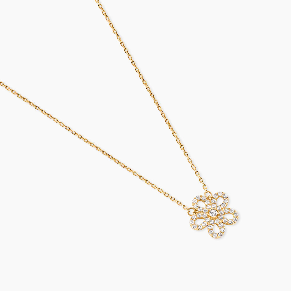 Collier Talie Or Jaune Oxyde De Zirconium - Colliers avec pierres Femme | Marc Orian