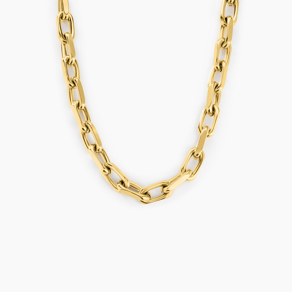 Collier Anadia Acier Jaune - Colliers ras du cou Femme | Marc Orian