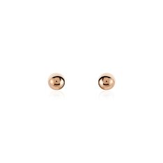 Boucles D'oreilles Puces Or Rose Fidelia - Clous d'oreilles Femme | Marc Orian