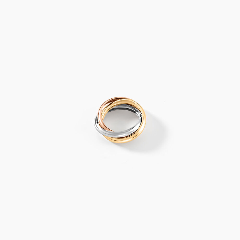 Pendentif Ferdinanda Entrelace Or Tricolore - Pendentifs Femme | Marc Orian