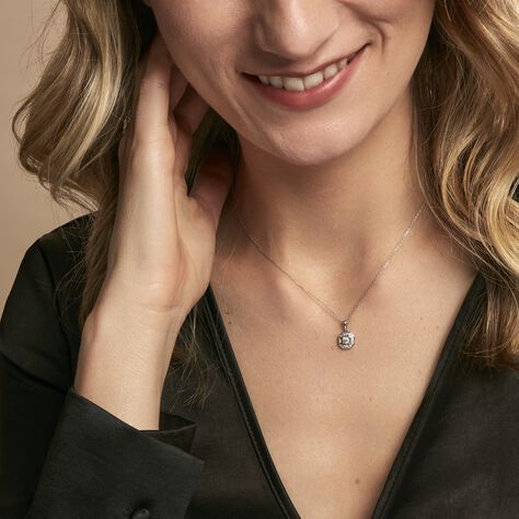 Collier Transmission Or Blanc Diamant - Colliers Femme | Marc Orian