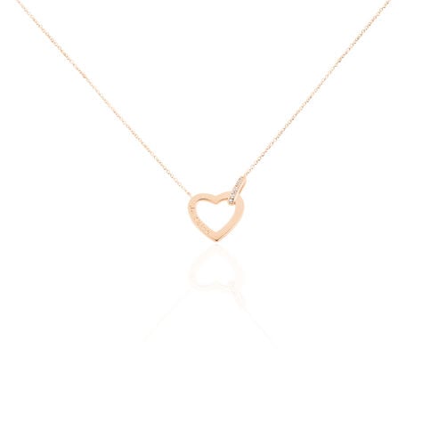 Collier Elanda Argent Rose Oxyde De Zirconium - Colliers avec pierres Femme | Marc Orian
