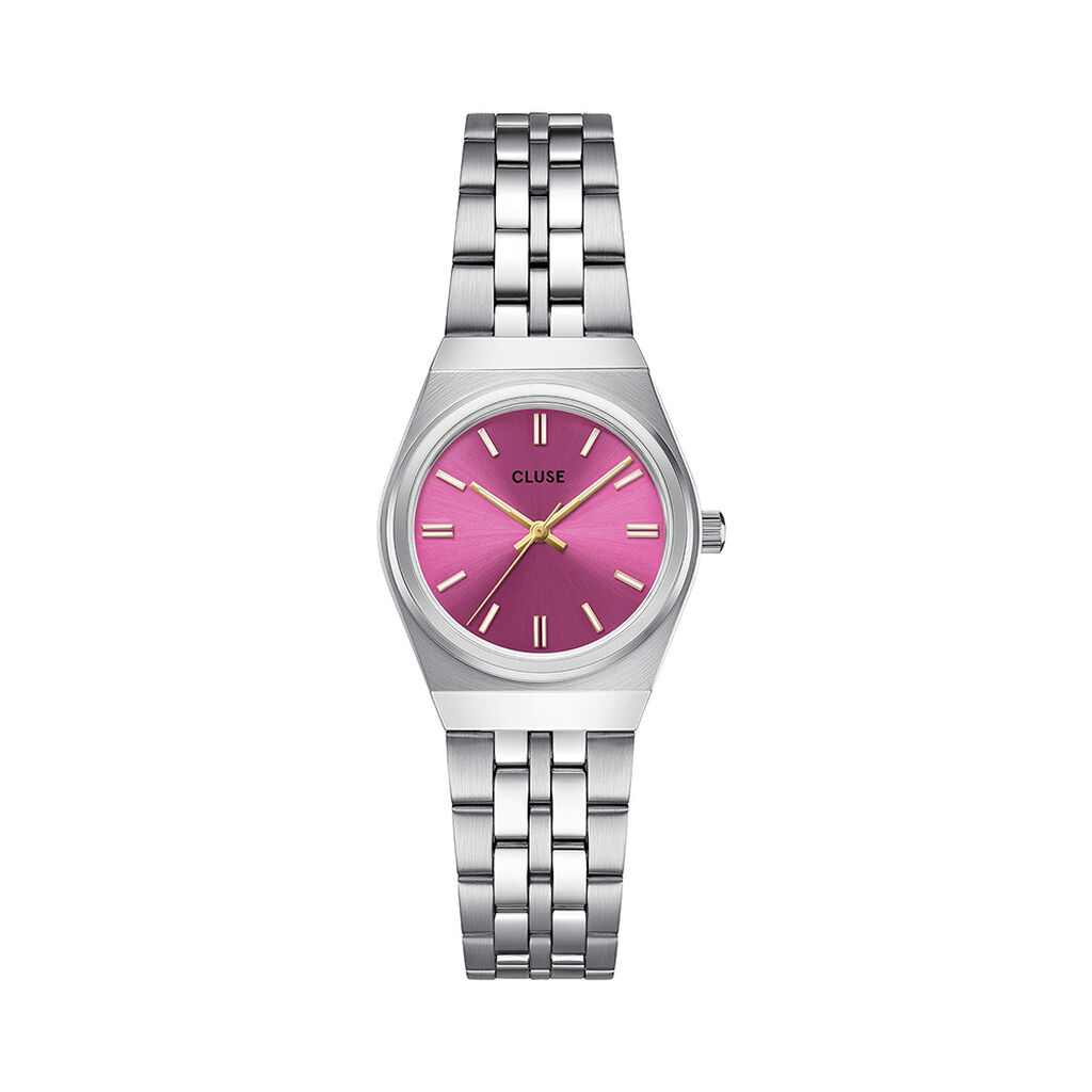 Montre Cluse Retro 70'S Mini Fuschia - Montres &eacute;tanches Femme | Marc Orian