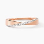 Bague Suzie Or Rose Diamant - Parures de mariage Femme | Marc Orian