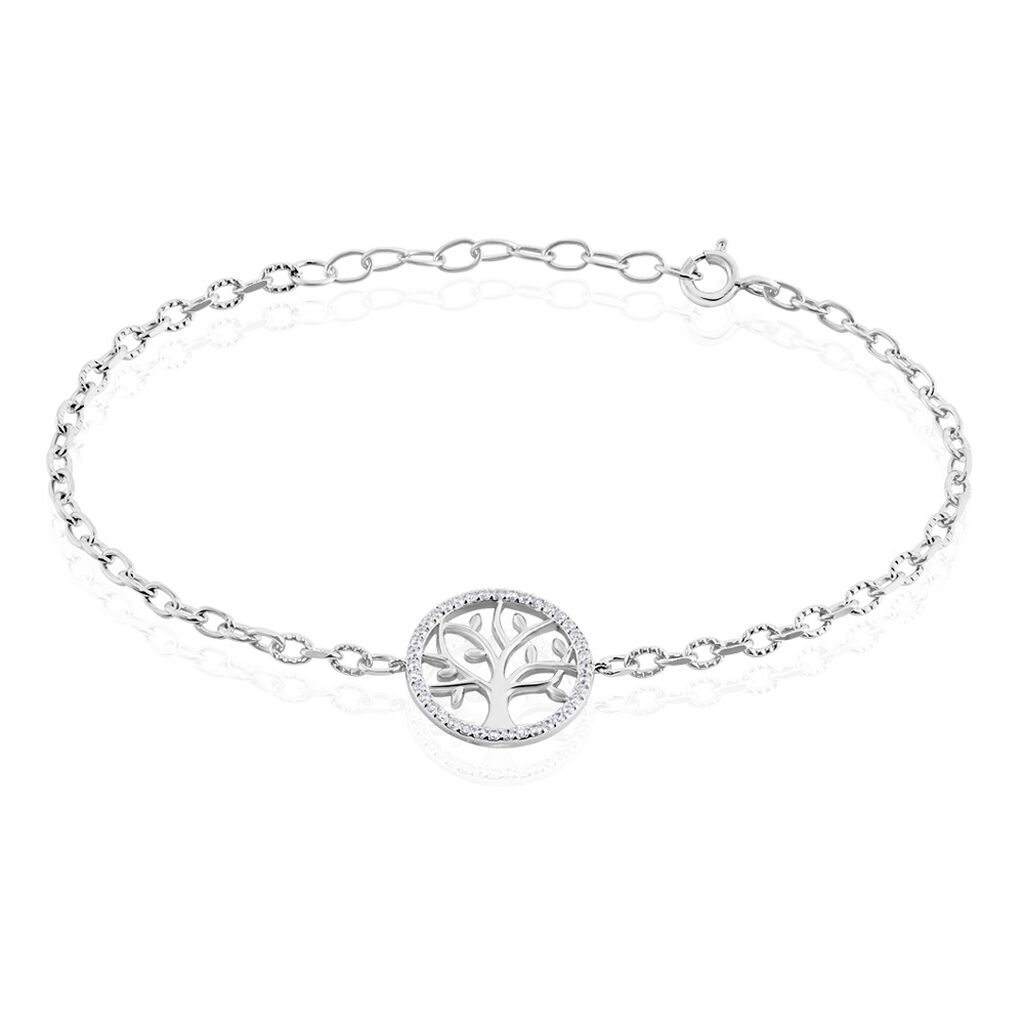 Bracelet Argent Urcisse Oxydes De Zirconium - Bracelets chaînes Femme | Marc Orian
