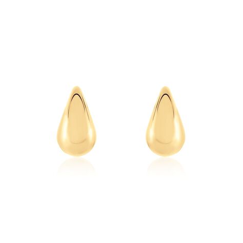Boucles D'oreilles Puces Xenia Acier Jaune - Puces Femme | Marc Orian
