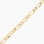 Bracelet Ophelio Maille Alternee 1/1 Or Jaune - Bracelets mailles Homme | Marc Orian
