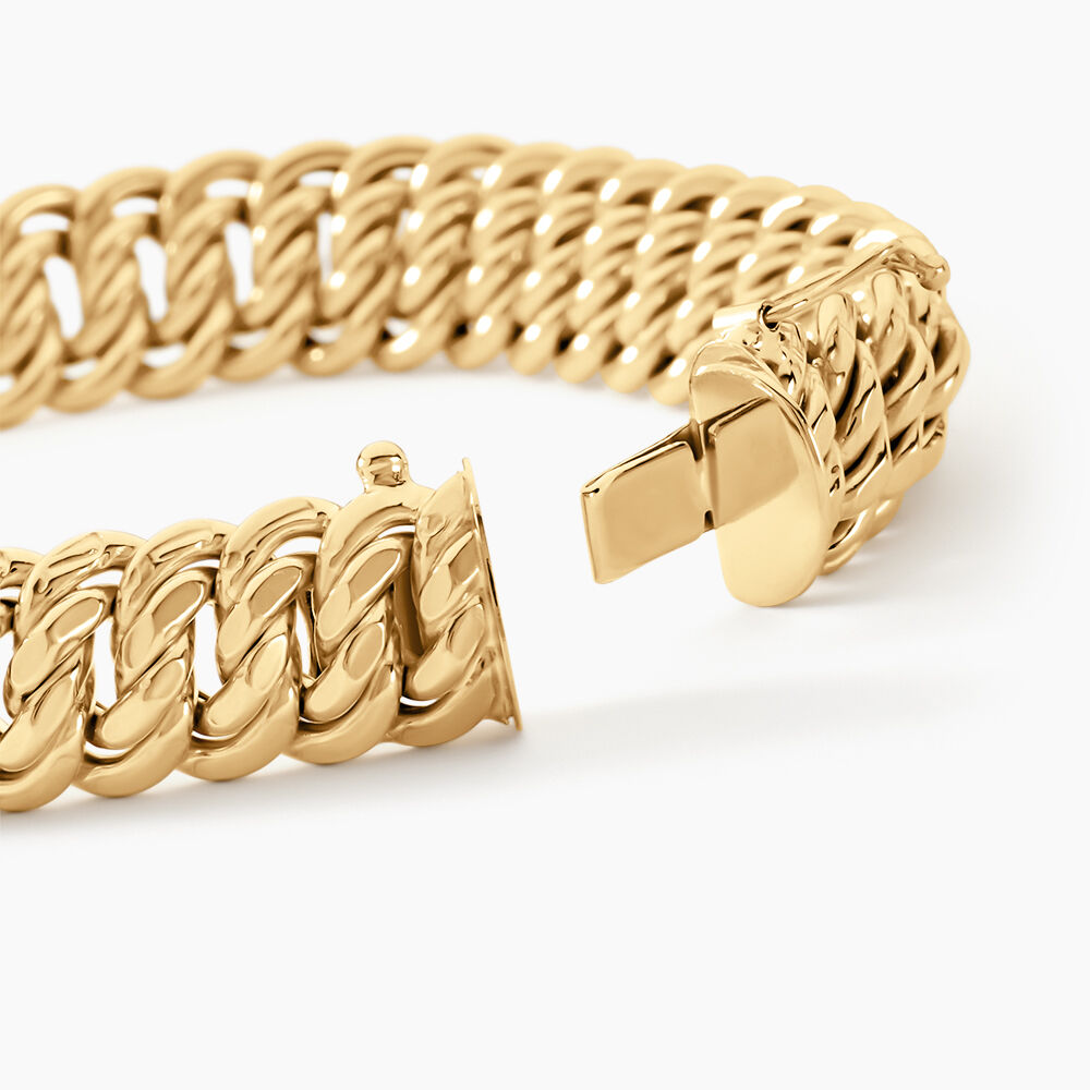 Bracelet Jimmy Maille Americaine Or Jaune - Bracelets mailles Femme | Marc Orian
