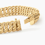 Bracelet Jimmy Maille Americaine Or Jaune - Bracelets mailles Femme | Marc Orian