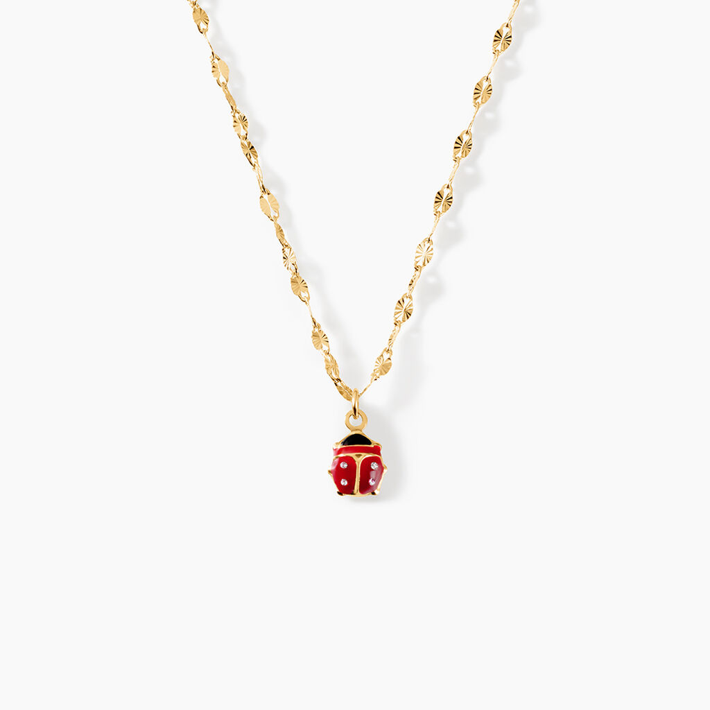 Collier Deena Argent Dor&eacute; A L'Or 750/1000 - Colliers ete Enfant | Marc Orian