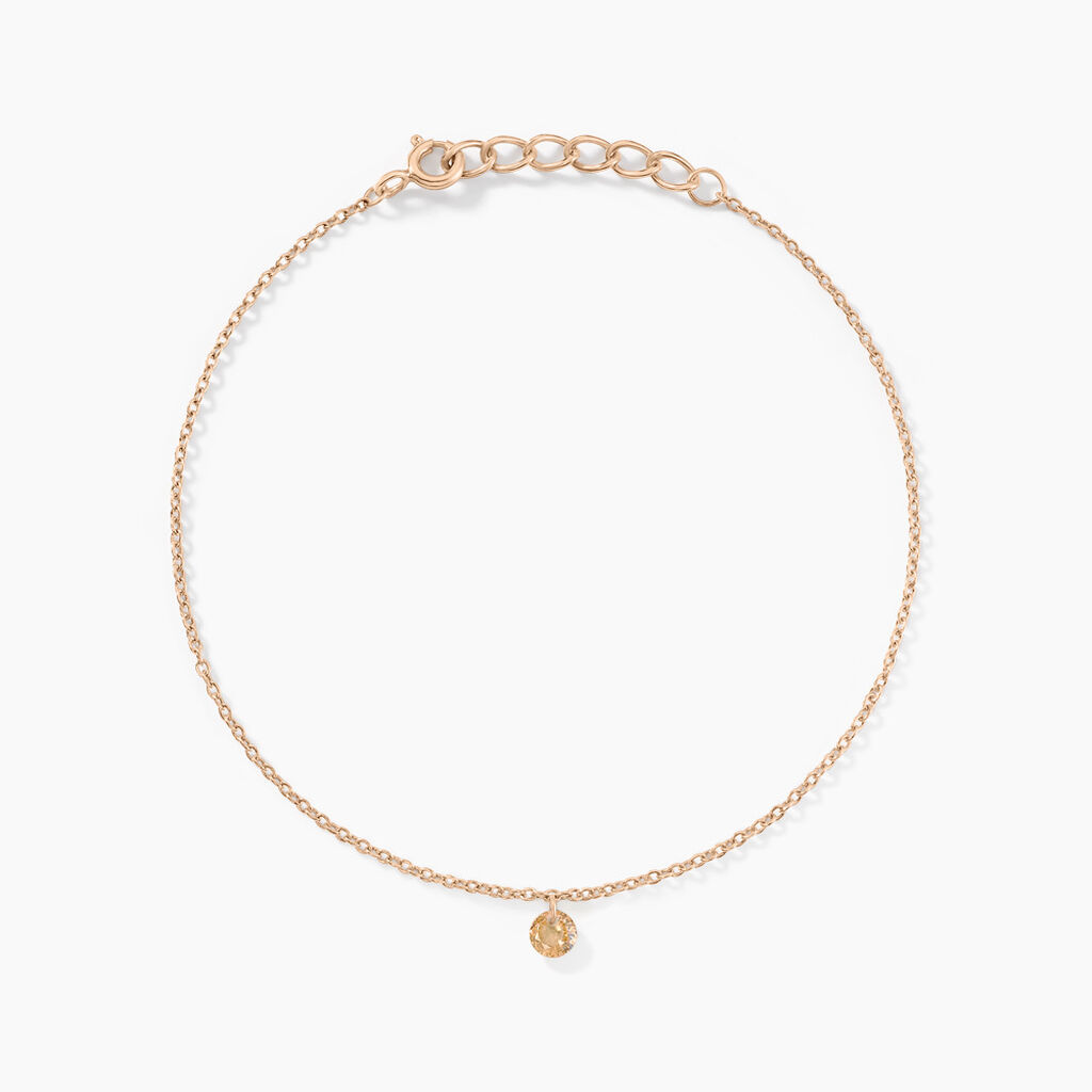 Bracelet Constantin Argent Rose Oxyde De Zirconium - Bracelets fantaisie Femme | Marc Orian