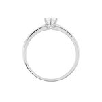 Bague Solitaire Josua Or Blanc Diamant - Solitaires Femme | Marc Orian