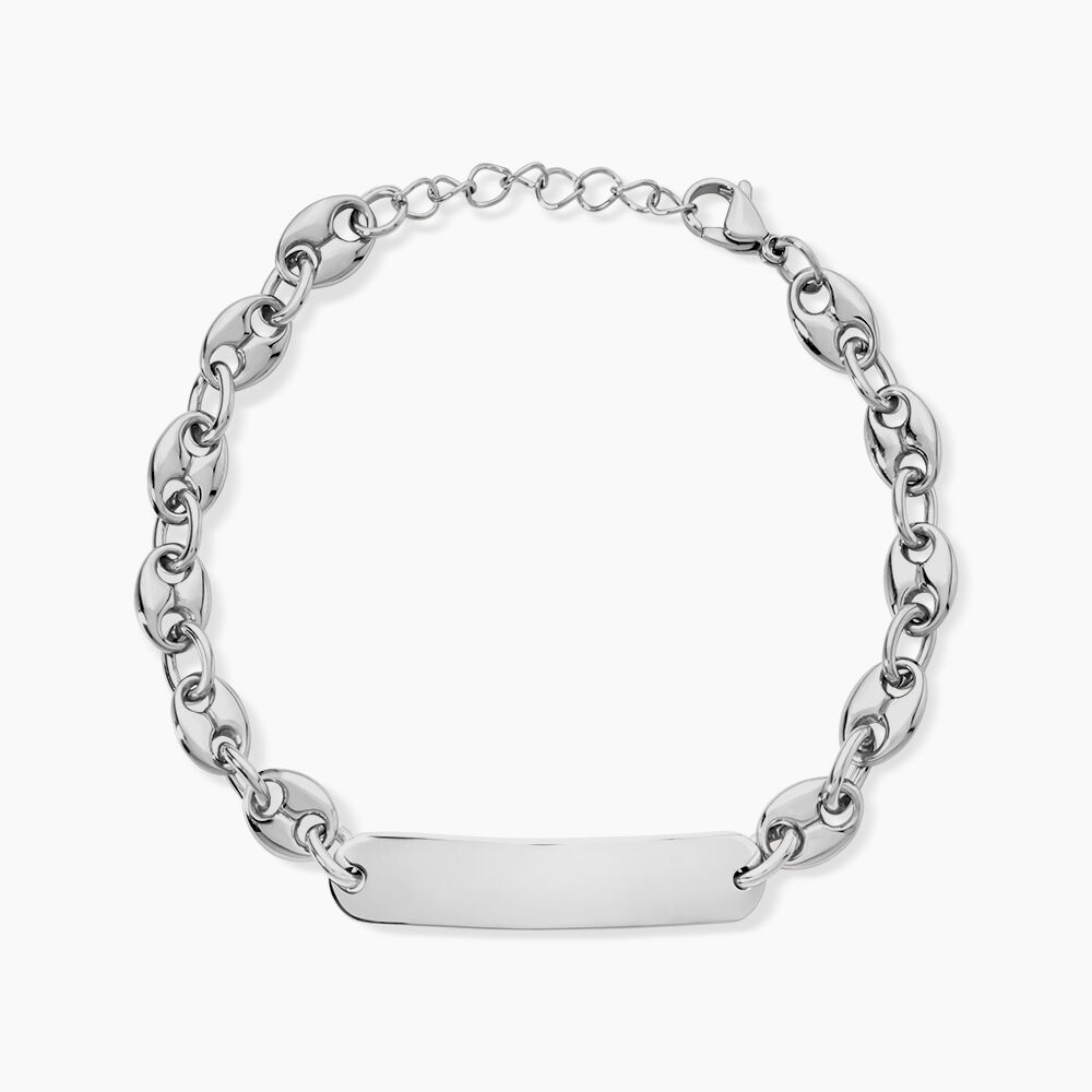 Bracelet Acier Blanc Joanano - Gourmettes Homme | Marc Orian