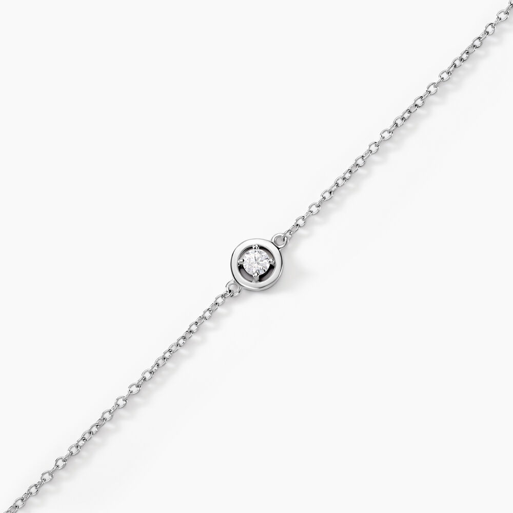 Bracelet Argent Laureto Oxydes De Zirconium - Bracelets fantaisie Femme | Marc Orian