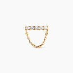 Piercing D'oreille Unitaire Dorika Or Jaune Oxyde De Zirconium - Piercings Femme | Marc Orian