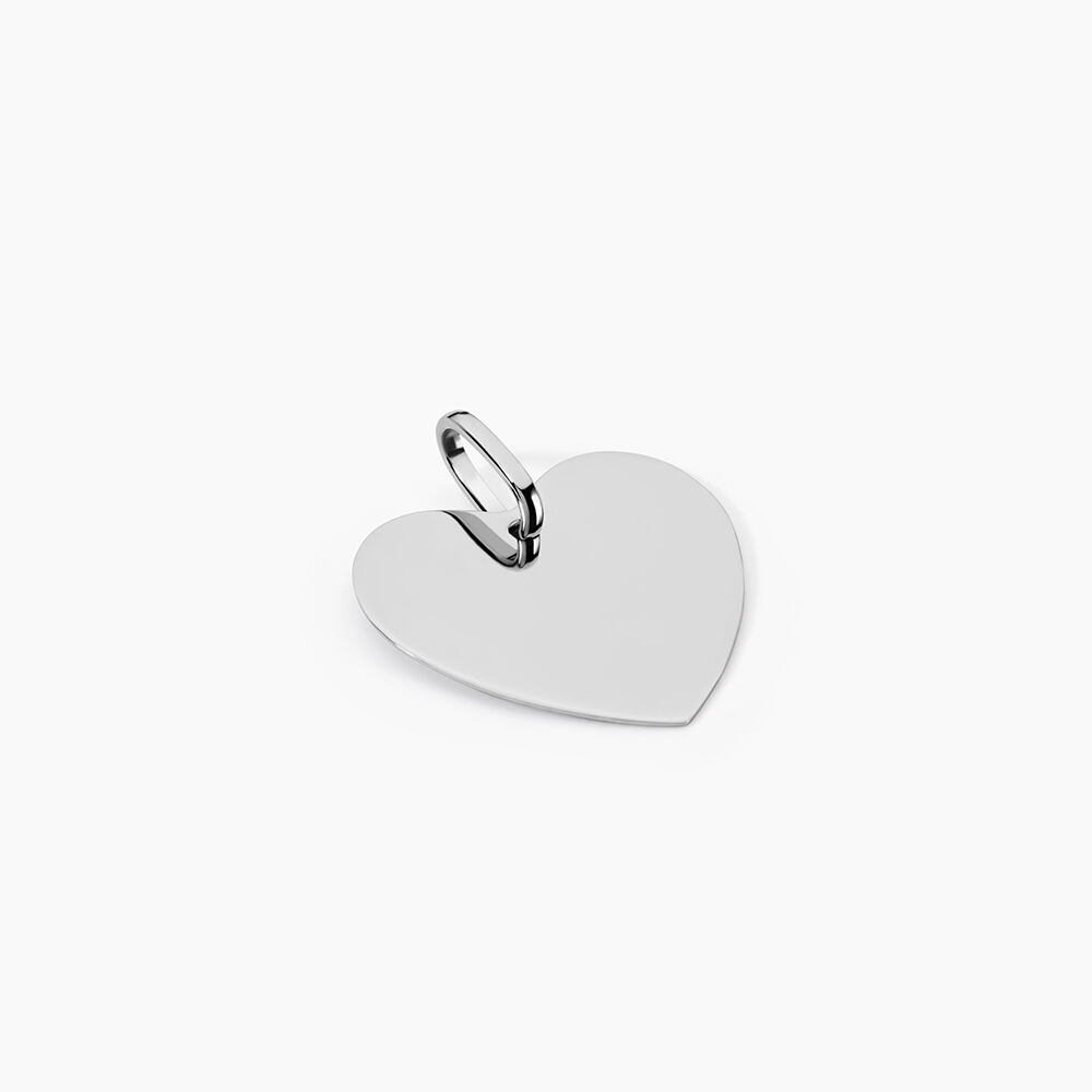 Pendentif Eba Argent Blanc - Bijoux personnalis&eacute;s Unisex | Marc Orian