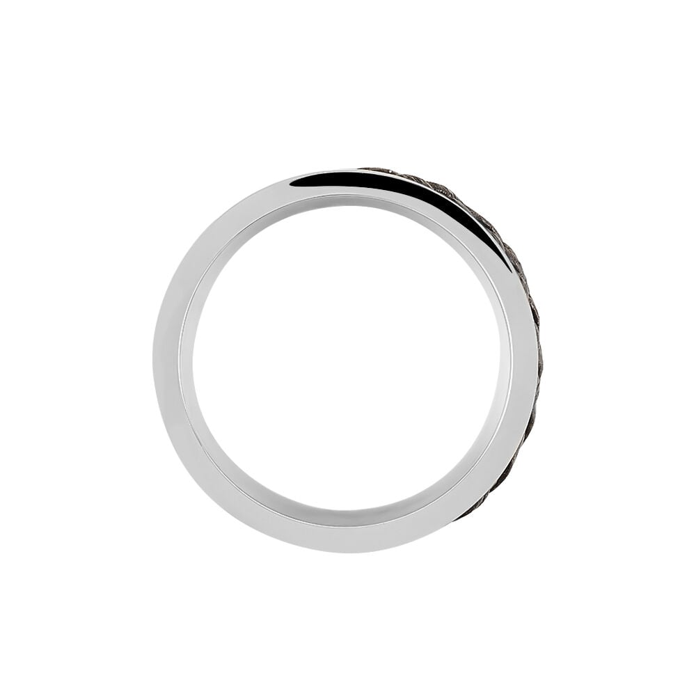 Bague Ally Acier Blanc - Bagues Homme | Marc Orian