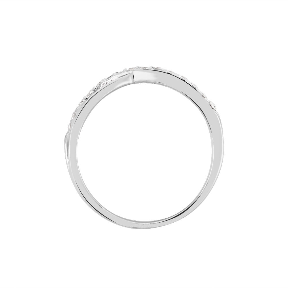 Bague Kassandre Argent Blanc Oxyde De Zirconium - Bagues avec pierre Femme | Marc Orian