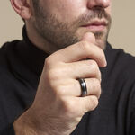 Bague Baldev Acier Bicolore - Bijoux fantaisie Homme | Marc Orian