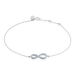 Bracelet Amita Argent Blanc Oxyde De Zirconium - Bracelets fantaisie Femme | Marc Orian