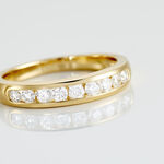 Alliance Giulia Or Jaune Diamant - Alliances duo Femme | Marc Orian