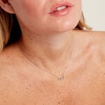 Collier Gena Argent Blanc - Colliers fantaisie Femme | Marc Orian