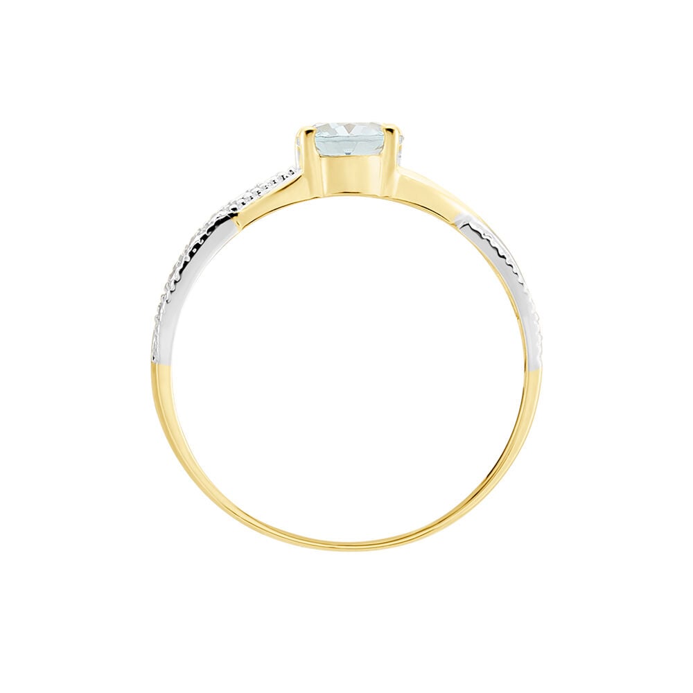 Bague Candice Or Jaune Topaze - Bagues pierres fines Femme | Marc Orian