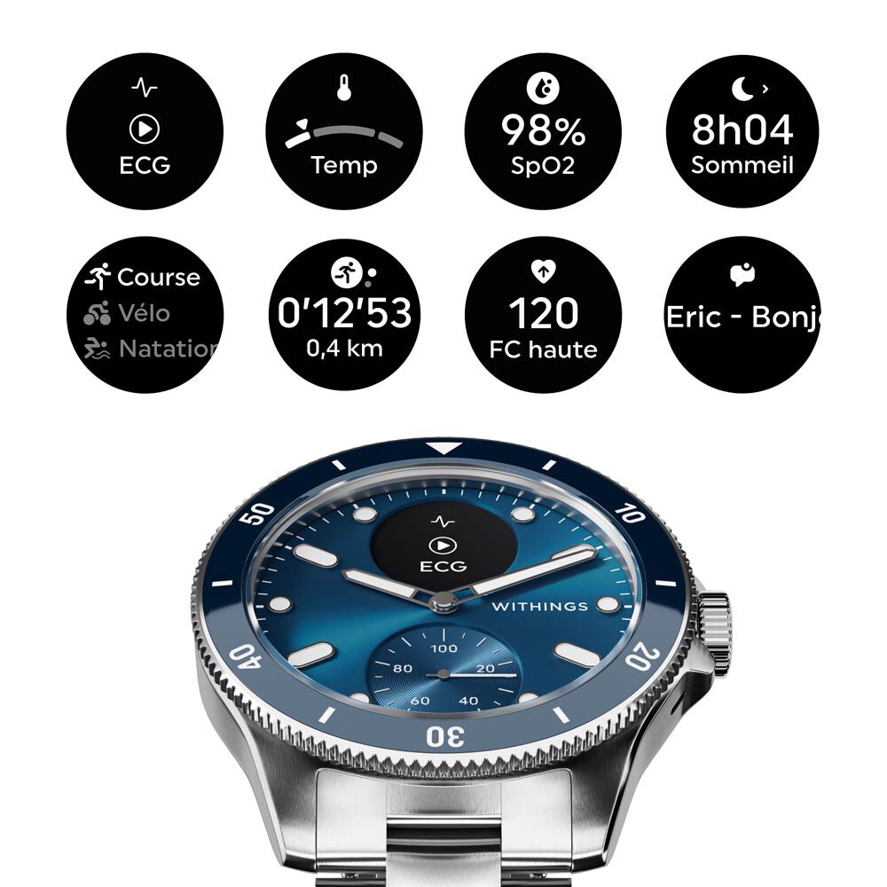 Montre Connectée Withings Scanwatch Nova - Montres connectées Homme | Marc Orian