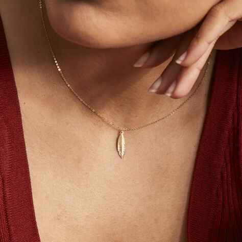Collier Delphinium Or Jaune - Colliers Femme | Marc Orian