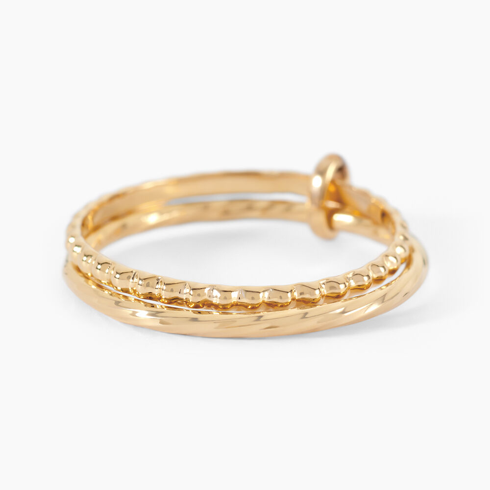 Bague Lou Plaqu&eacute; Or Jaune - Bijoux fantaisie Femme | Marc Orian