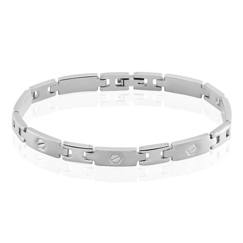 Bracelet Joe Acier Blanc - Bracelets chaînes Homme | Marc Orian