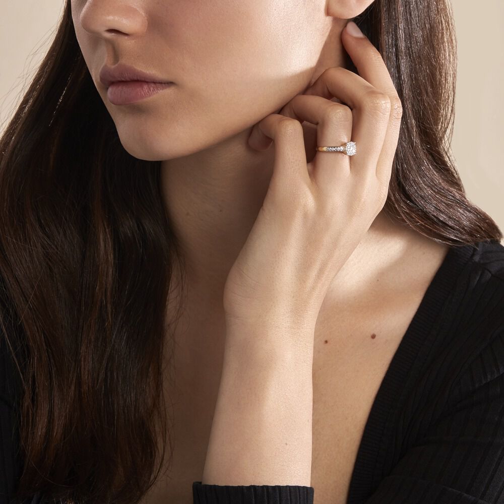 Bague Serena Or Jaune Diamant - Bagues pierres précieuses Femme | Marc Orian
