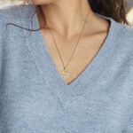 Collier Iago Plaqu&eacute; Or Oxydes De Zirconium - Colliers avec pierres Femme | Marc Orian