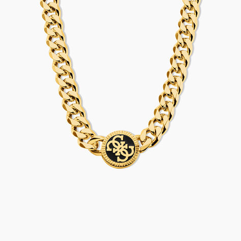 Collier Guess 4G Icon Acier Jaune - Colliers fantaisie Homme | Marc Orian