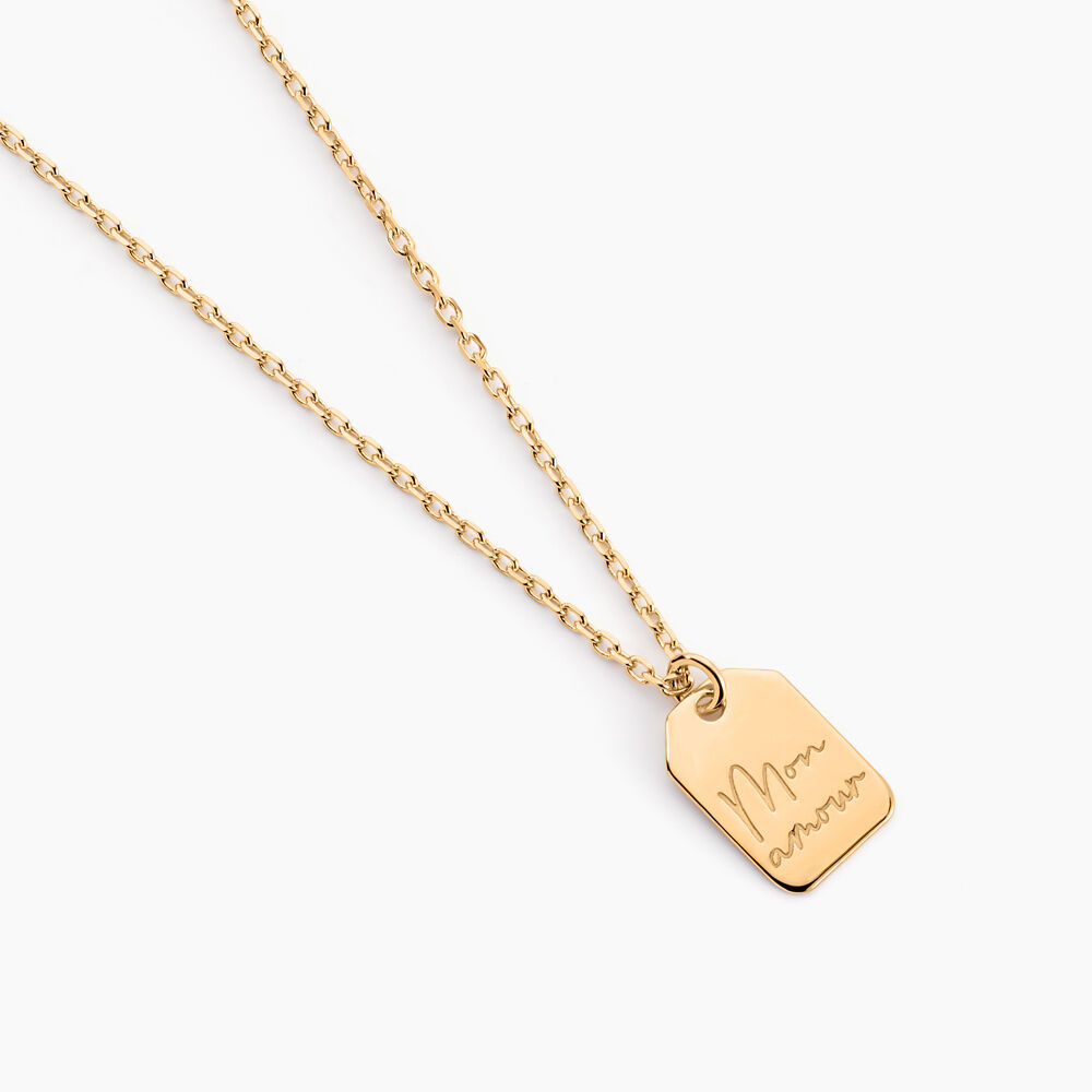 Collier Eurydice Plaqu&eacute; Or Jaune - Colliers ete Famille | Marc Orian