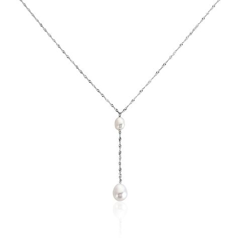 Collier Euphoria Argent Blanc Perle De Culture - Colliers Femme | Marc Orian