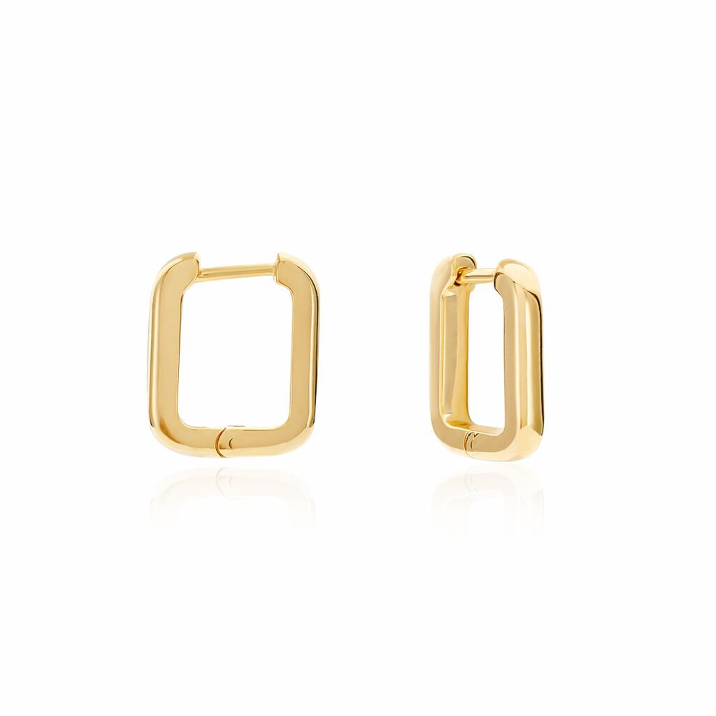 Cr&eacute;oles Ileen Plaqu&eacute; Or Jaune - Cr&eacute;oles Femme | Marc Orian