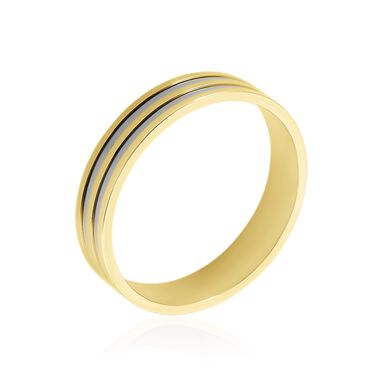 Alliance Romulus Ruban Plat Or Bicolore