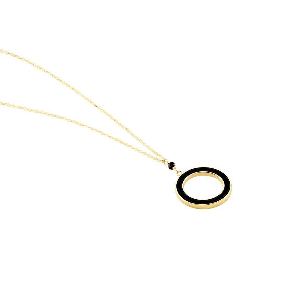 Collier L'incessante Or Jaune Onyx Spinelle - Colliers avec pierres Femme | Marc Orian